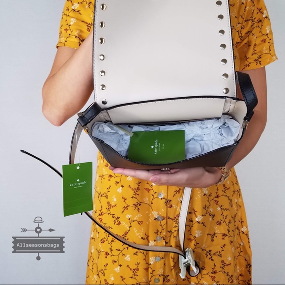 Kate spade sanders place Avva crossbody black stud - Picture 5 of 8